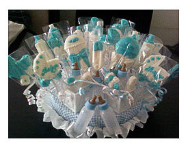 Baby Shower Chocolate Lollipop Display By Vendeeenvogue On Etsy