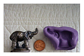 3D Elephant Silicone Mold Fondant Chocolate By MoldCreationsNmore