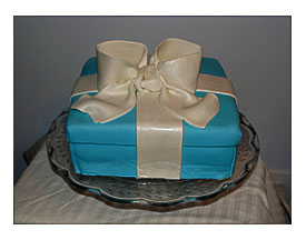 Fancy Delight's By Diana Tiffany Box Cake