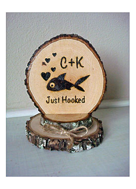 Fishing Cake Topper Fish Rustic Wedding