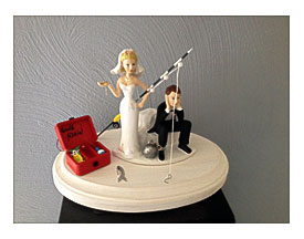 Wedding Cake Topper Ball And Chain Key Funny By Embroideryworld