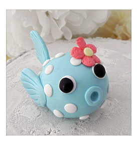 Baby Puffer Fish Cake Topper Birthday Or Baby Shower By LavaGifts