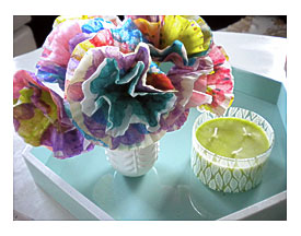 Cupcake Liner Flowers FreidaFroo