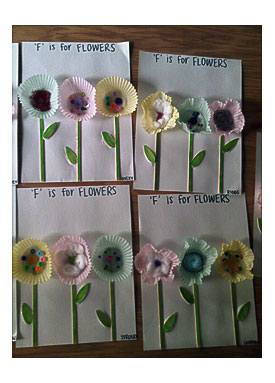 Baking Cup Flowers. Craft Ideas Pinterest