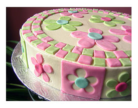 Flower Cake Punch outs fabulous