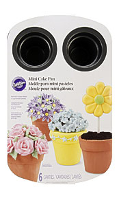 Mini Flower Pot Pan 6 Cavity