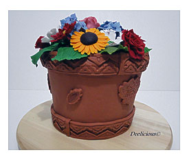 Flower Pot Cake Dee Dee Flickr