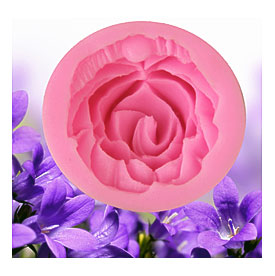 3D Rose Flower Fondant Cake Chocolate Sugarcraft Mold Mould Silicone