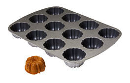 952837 Fluted Muffin Pan 12 Openings Pack Of 6