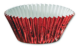 Red Foil Cupcake Wrappers, 500 Pkg Sku 12875