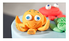 How To Make A Fondant Octopus Cake Fondant YouTube