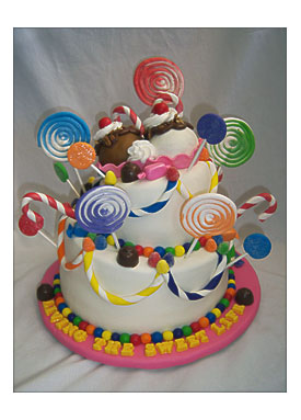 Fondant Gum Paste Cake Decorating Confectionery On Party Invitations