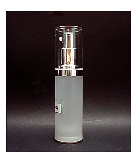 AP 35 06 30ml Frosted Airless Pump With Silver Pump & Cover SERUM