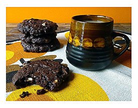 Cakes & Bakes Triple chocolate intrude cookies