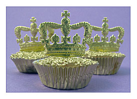 Gold Metallic Sugar Crystals And Sit In Gold Foil Cupcake Liners To
