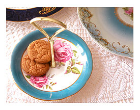 roses and turquoise saucer sentiment of vintage european china