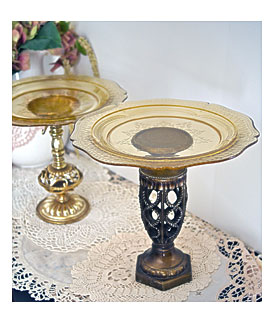 My Northern Living Beautiful Gold Vintage Cake Stand Buffet