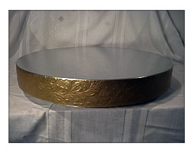 Cake Stand 18 Inch Gold Floral Leaf By BezInnovations On Etsy