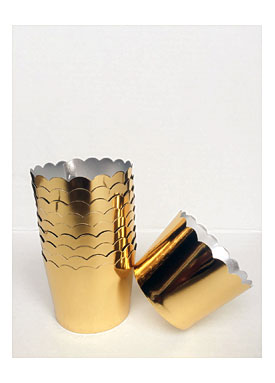 Gold Baking Cups Gold Foil Cupcake Wrapper By InspiredLilParties