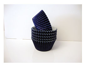 Navy Blue Cupcake Liners For Pinterest