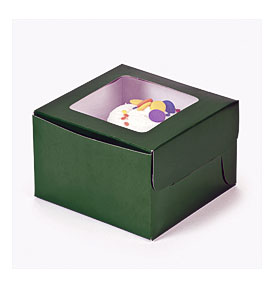 Emerald Green Cupcake Boxes Party Supplies