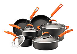 Rachael Ray Hard Anodized II 10 Piece Cookware Set Cookware Sets At