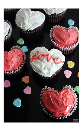 Heart Cupcakes Made With A Muffin Tin Tastes Better From Scratch