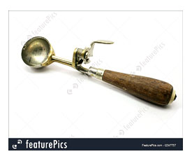 Kitchen Old Fashioned Ice Cream Scoop Stock Picture I2347757 At