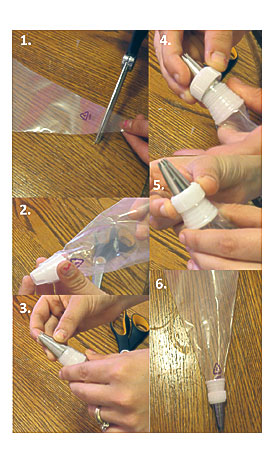 Setting Up An Icing piping Bag DIY Wedding Ideas Pinterest