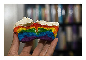 Day 264 Rainbow Cupcake Birthday