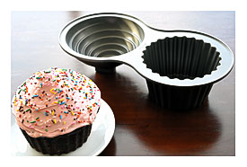 Chocolate Cake Made Using The Giant Cupcake Pan. Photo By KAS