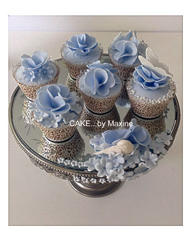 Then Decorated Each Cupcakes Sitting In A Pretty Lace Cupcake Wrapper