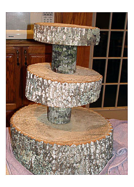 Throw A Rustic Wedding & Make A DIY Tree Cupcake Stand Tutorial