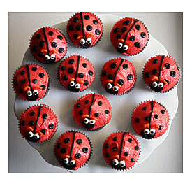 Eliza's Ladybug Cupcakes Photo By .c