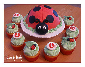 Cakes By Becky Ladybug First Birthday