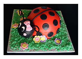 Adventures In Savings Ladybug Cake & Cupcakes Updated