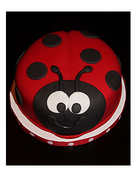 Creative Cakes By Lynn Ladybug Cake & Cupcakes