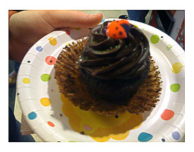 Ladybug Cupcake