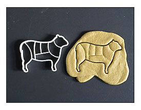 Lamb Cookie Cutter Cuts Like The Butcher Does 3D By Printmeneer