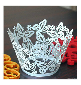 Laser Cut "dancing Butterfly" Cupcake Wrappers From Yoyo Crafts YOYO