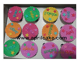 Cupcake+Name+Tags Cupcakes With Name April Cake