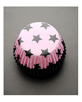 Pink Stars Cupcake Liners 50 By CupcakeSocial On Etsy