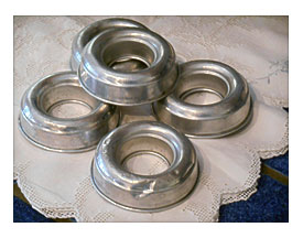 Vintage Aluminum Mini Bundt Pans Jello Molds By DomesticBlissJRC