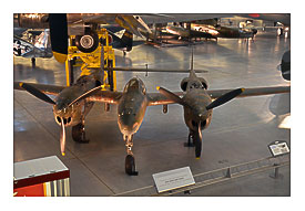 Steven F. Udvar Unclear Center Lockheed P 38J 10 LO Lightning