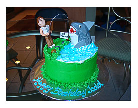 Fishing Cake Fishing Cake,shark Cake,birthday Fishing Cake