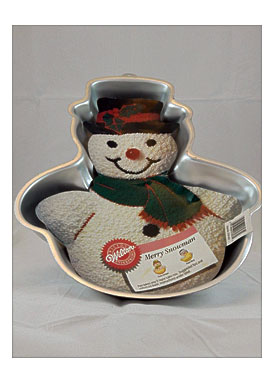 Wilton Mini Cake Pan Molds Christmas Tree & Gingerbread Man What's