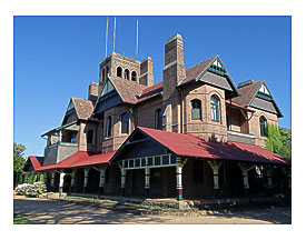 Outdo shot of Booloominbah erected 1888 in Armidale. Now the University of New England.