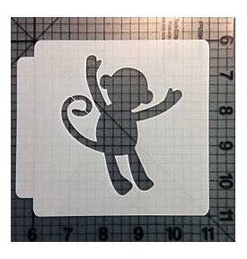 Monkey Stencil 100