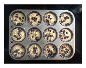 Muffins baking sheet