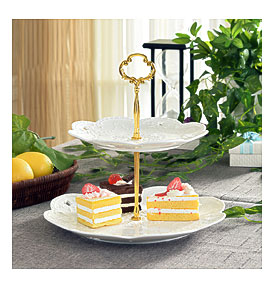 Multi style 3 Tier Cake Plates Stand Handle Fitting Alloy Hardware Rod